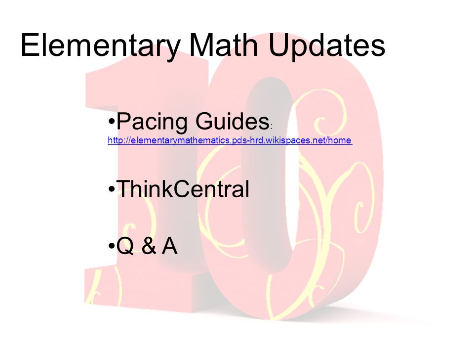 Elementary Math Coaches Contacts Meeting STEM
