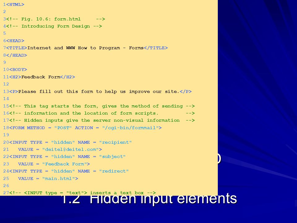 Chapter 10 – Intermediate HTML 4 Outline 10.1Introduction 10.2Unordered ...