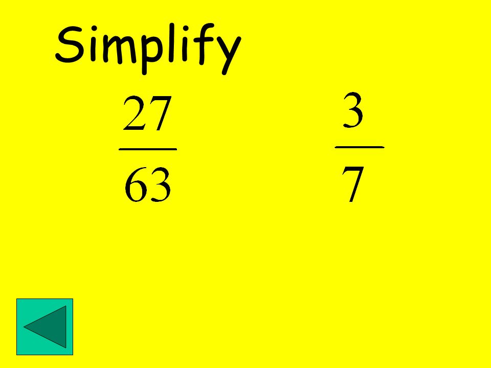 Simplify