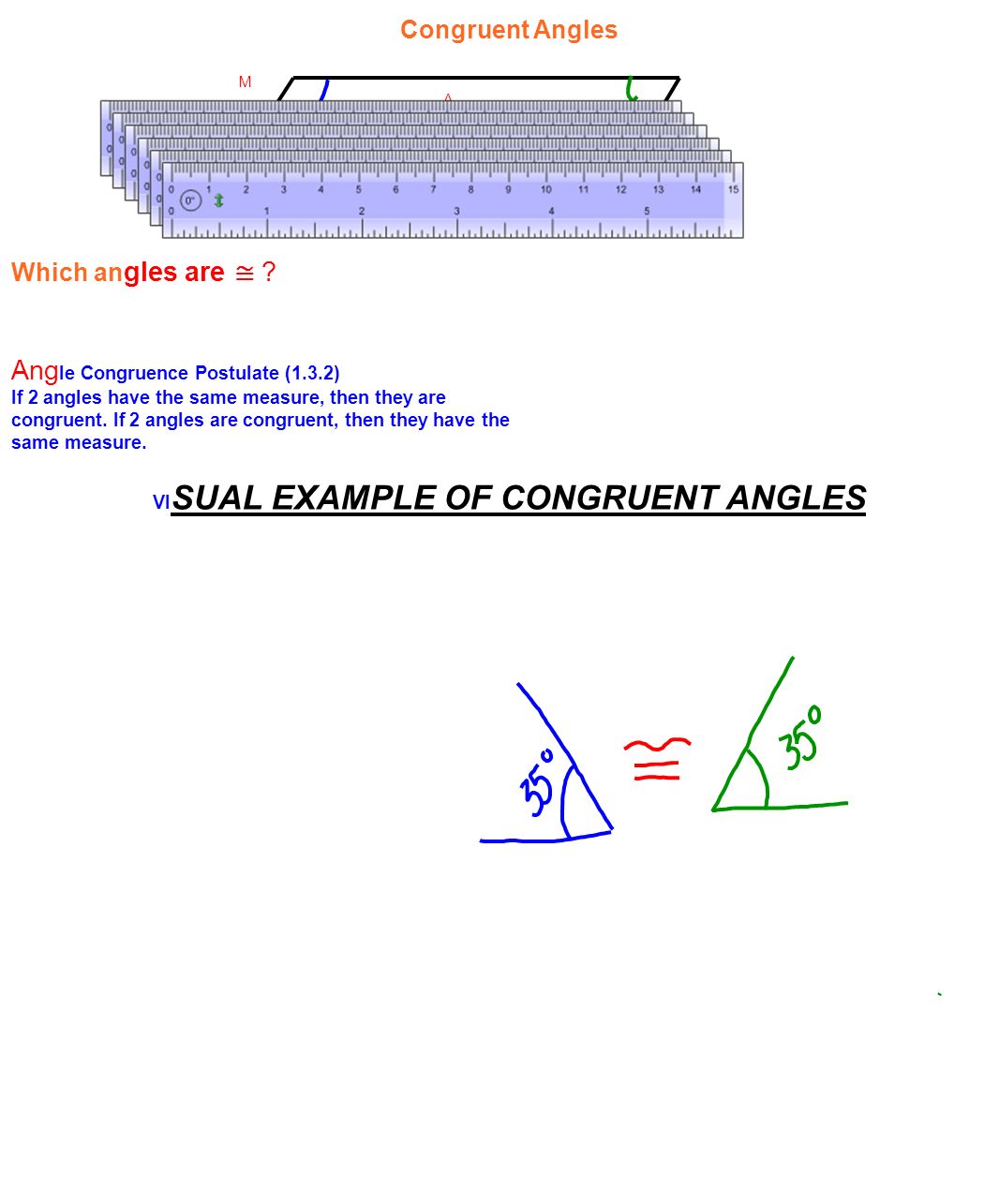 1 3 measuring angles identify the four types of angles measuring an gles