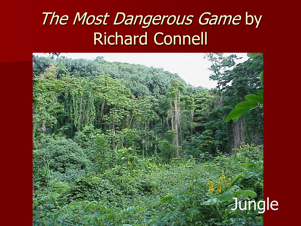 The Most Dangerous Game by Richard Connell Jungle