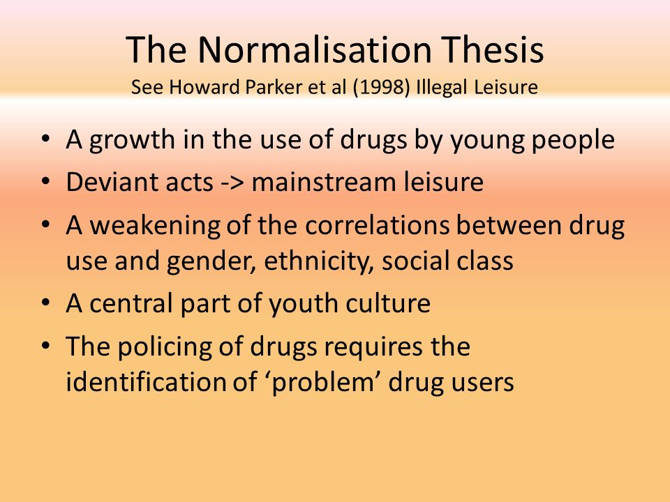 parker et al 1998 normalisation thesis