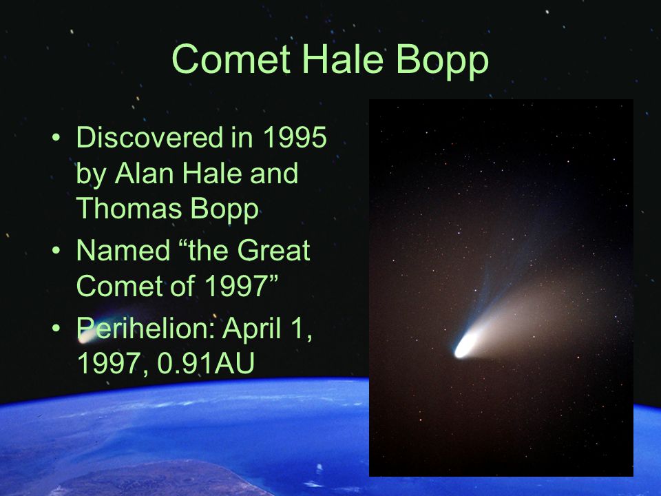 The Chemistry of Comet Hale-Bopp Wendy Hawley Journal Club April 6, ppt download
