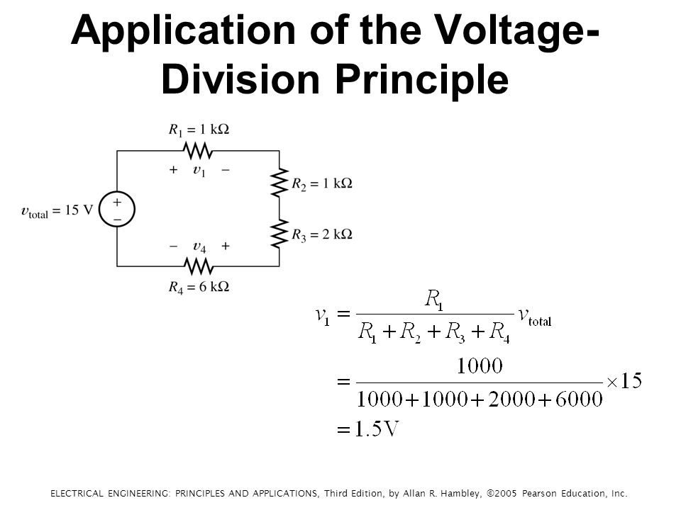 voltage division principle