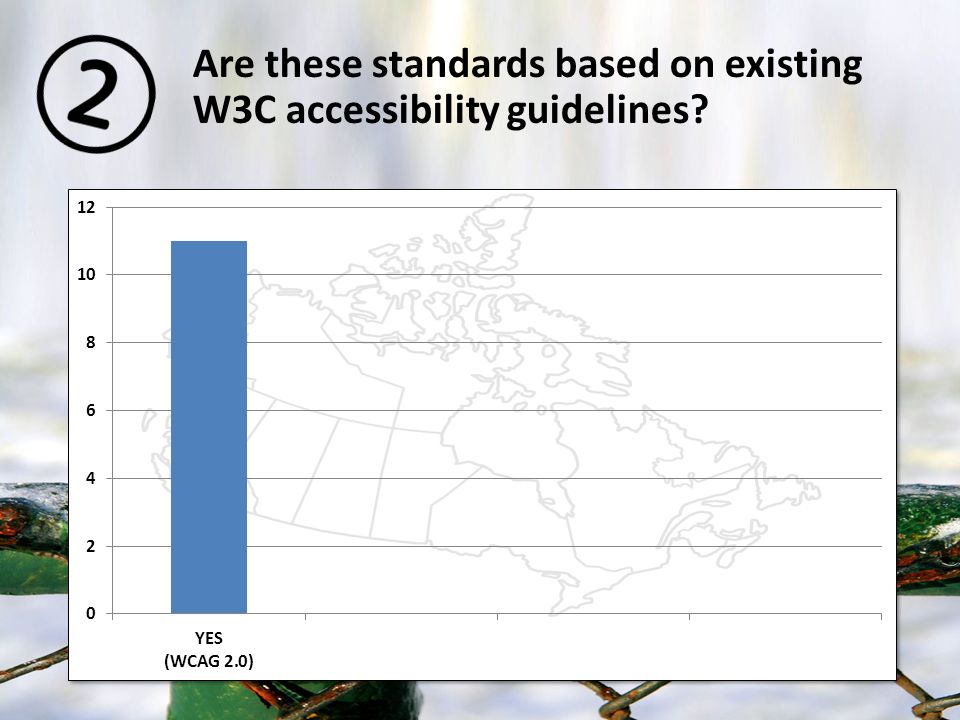 Are these standards based on existing W3C accessibility guidelines