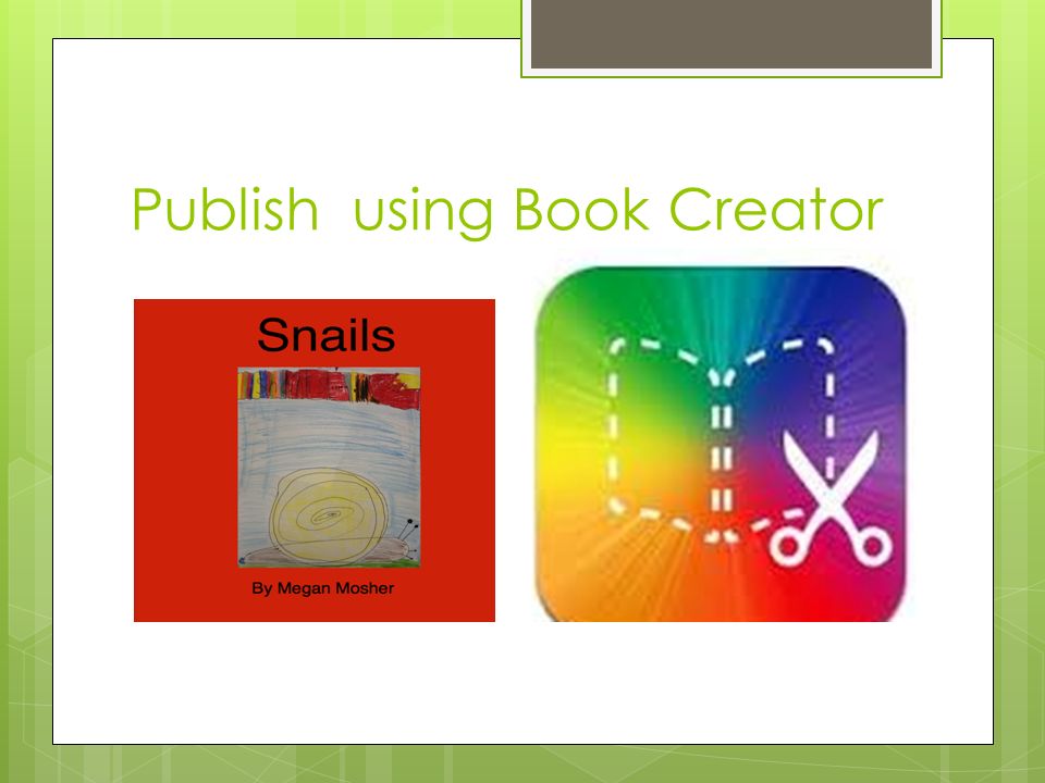 Publish using Book Creator
