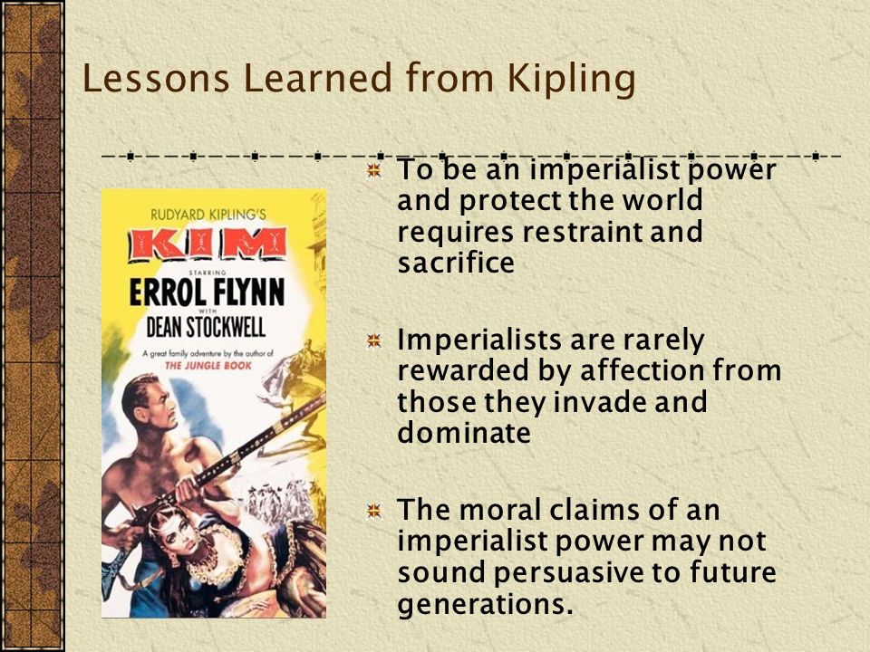 To Veil the Threat of Terror” Lessons Learned about Empire from Kipling,  Conrad and Forster Rudyard Kipling “The White Man's Burden” (1899) Joseph  Conrad. - ppt download