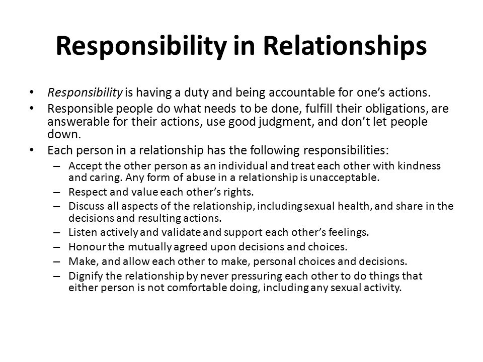 Rights and Responsibilities in Healthy Relationships Module E: Lesson 2  Grade 12 Active, Healthy Lifestyles. - ppt download
