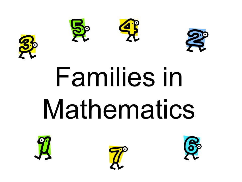 Families in Mathematics