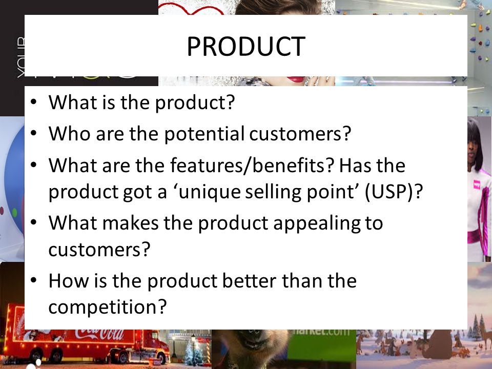 PRODUCT What is the product. Who are the potential customers.