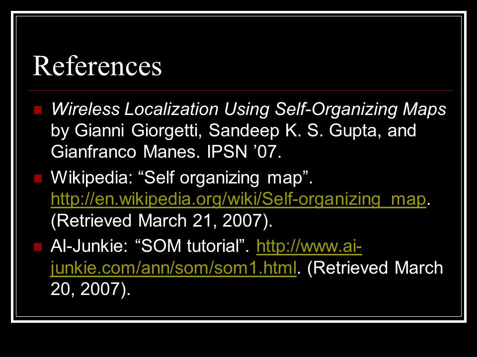 Self-organizing map - Wikipedia