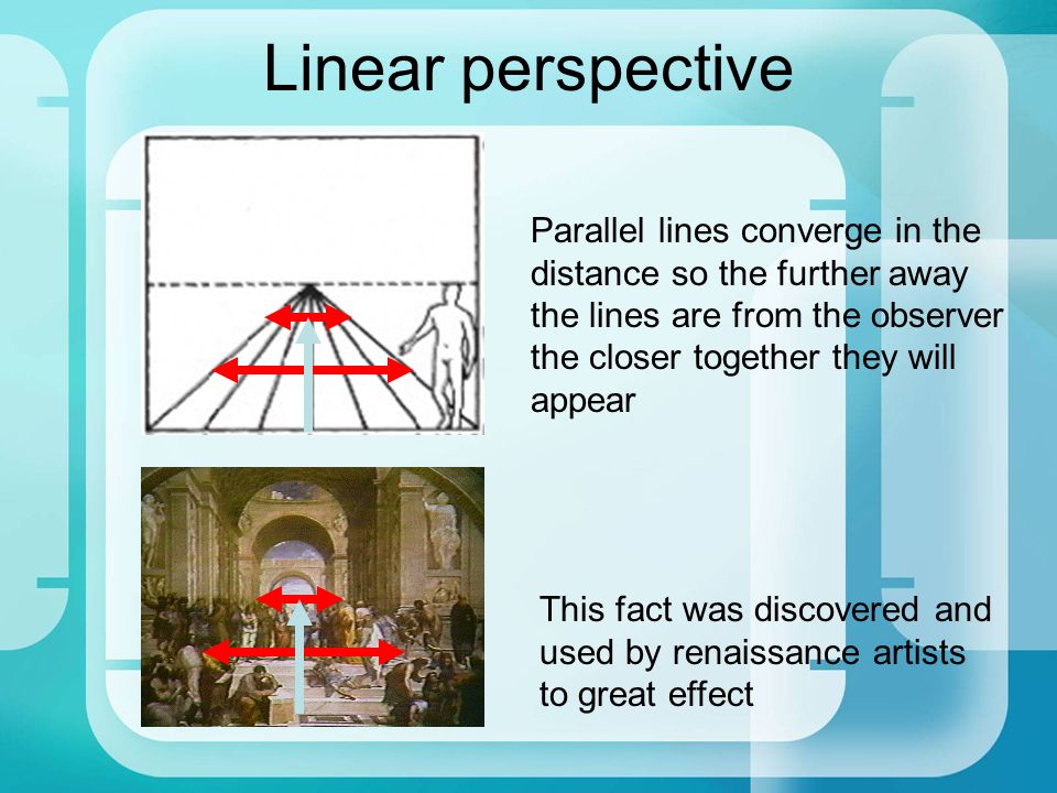 monocular cues linear perspective