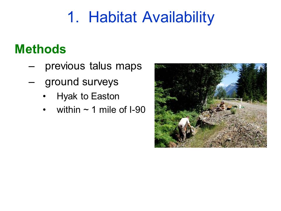 Pikas as models for connecting low-mobility mammals across I-90 Kristina  Ernest, Patricia Garvey-Darda, Paul Houghtaling, Patrick Emblidge, and  Crystal. - ppt download