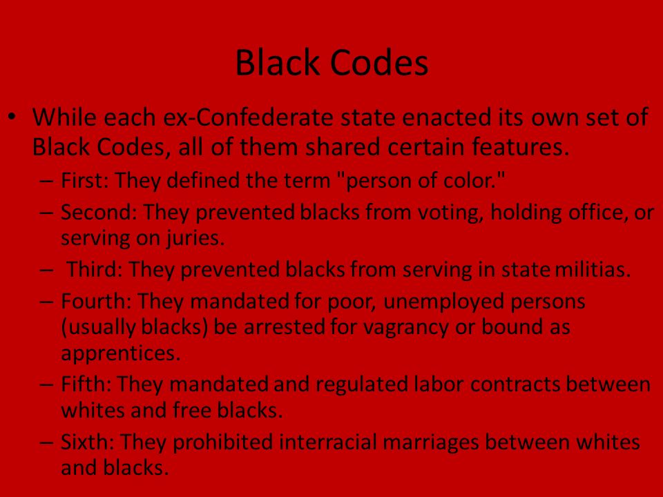 The south reacts the north acts review 13 th amendment officially