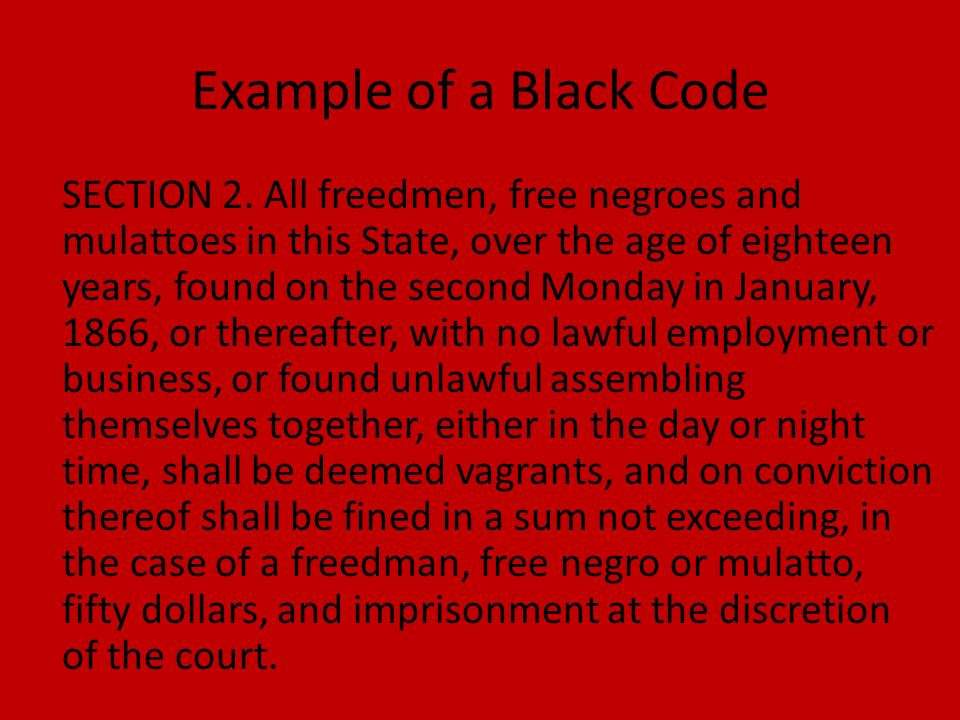 The south reacts the north acts review 13 th amendment officially