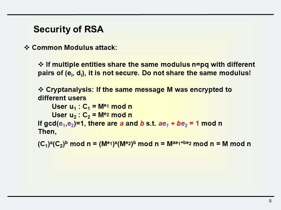 1 Lect 13 Public Key Encryption Rsa Elgamal 2 Shamir Rivest Adleman Rsa Public Key Systems Rsa Is The First Public Key Cryptosystem Proposed In Ppt Download