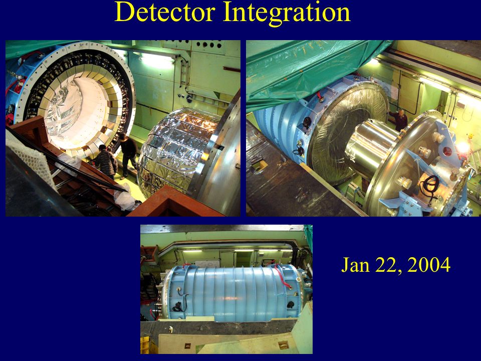 Detector Integration Jan 22, 2004