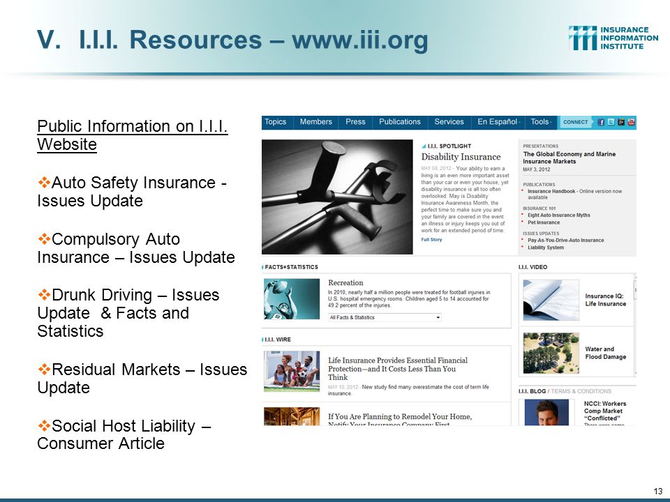 V.I.I.I. Resources –   Public Information on I.I.I.