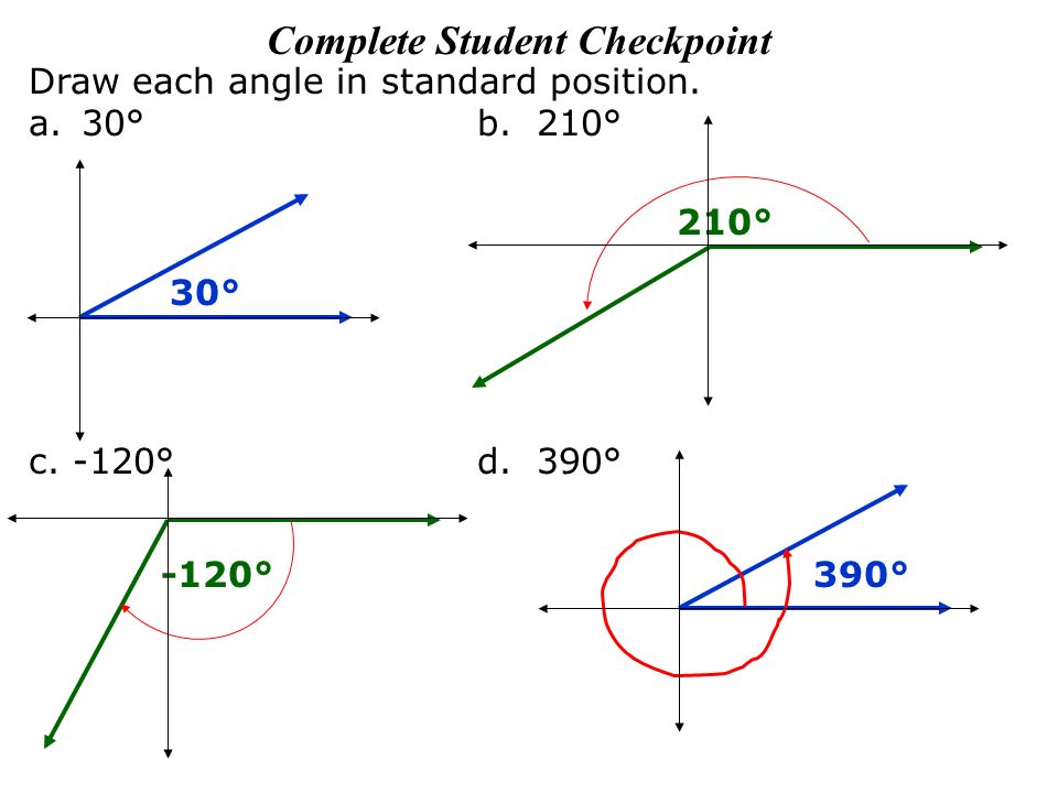 Angles An angle is formed by two rays that have a common endpoint ...