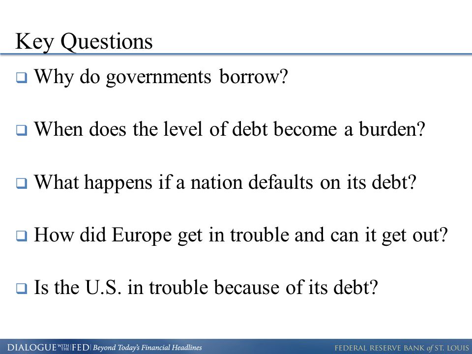 Sovereign Debt: A Modern Greek Tragedy Dr. Christopher Waller Senior ...