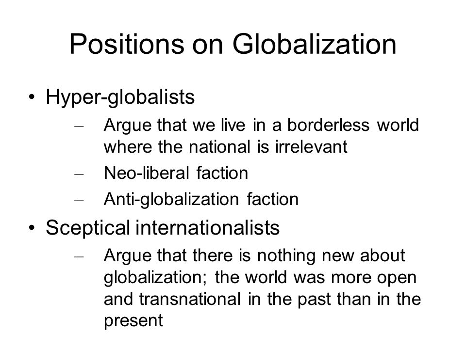 hyperglobalist