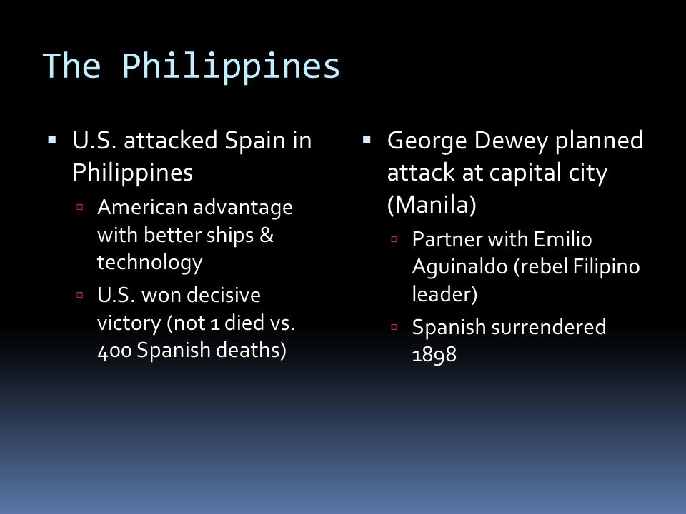 The Philippines  U.S.