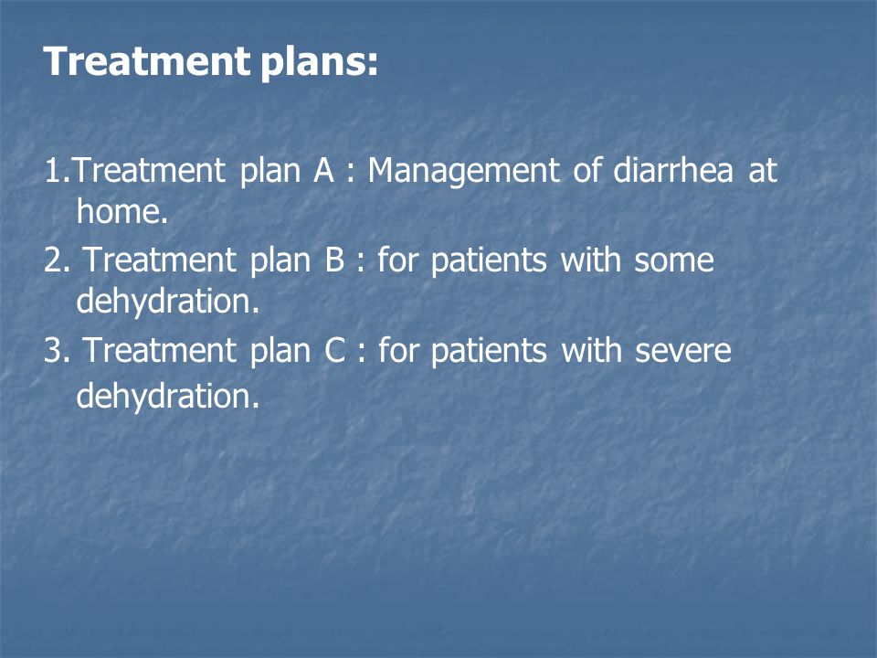 Plan B Diarrhea