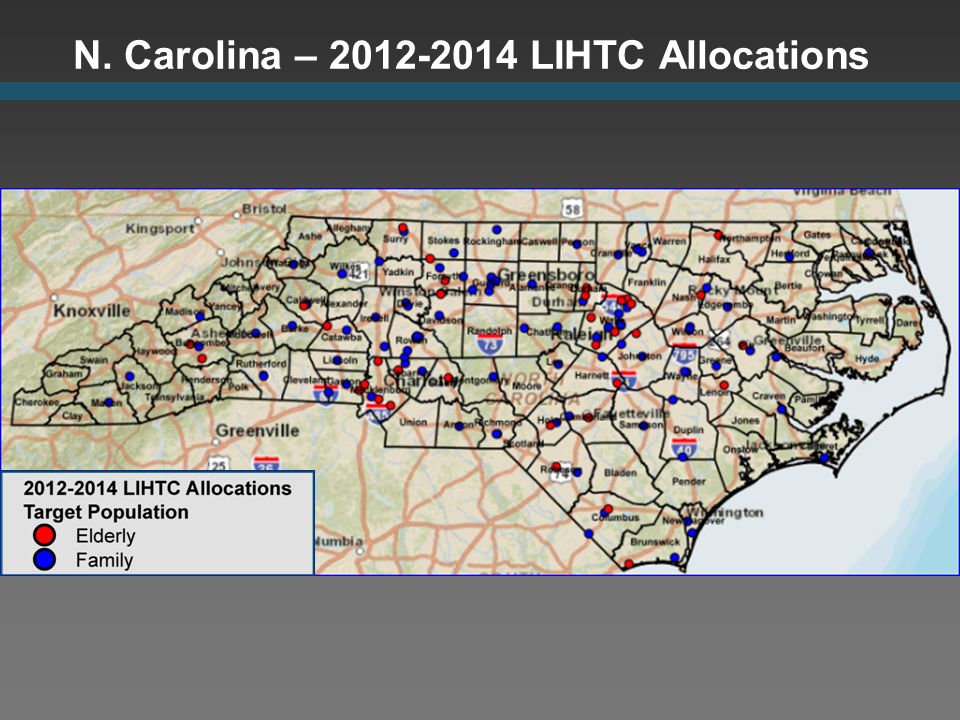 N. Carolina – LIHTC Allocations