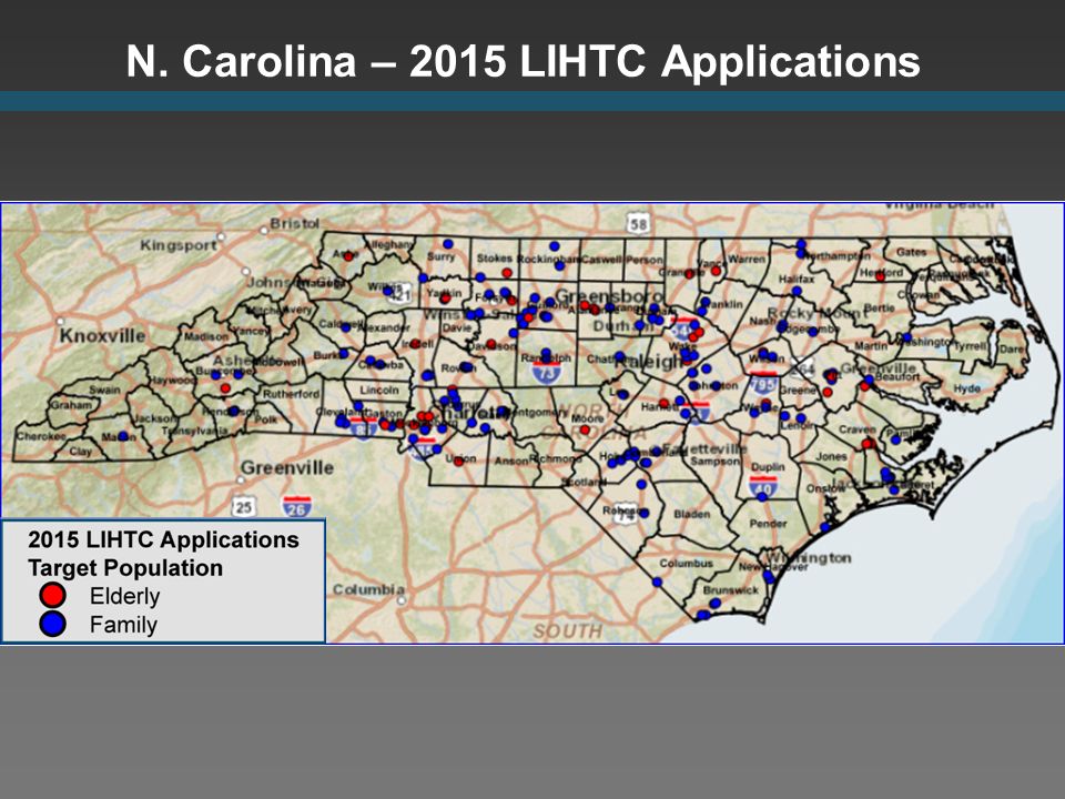 N. Carolina – 2015 LIHTC Applications