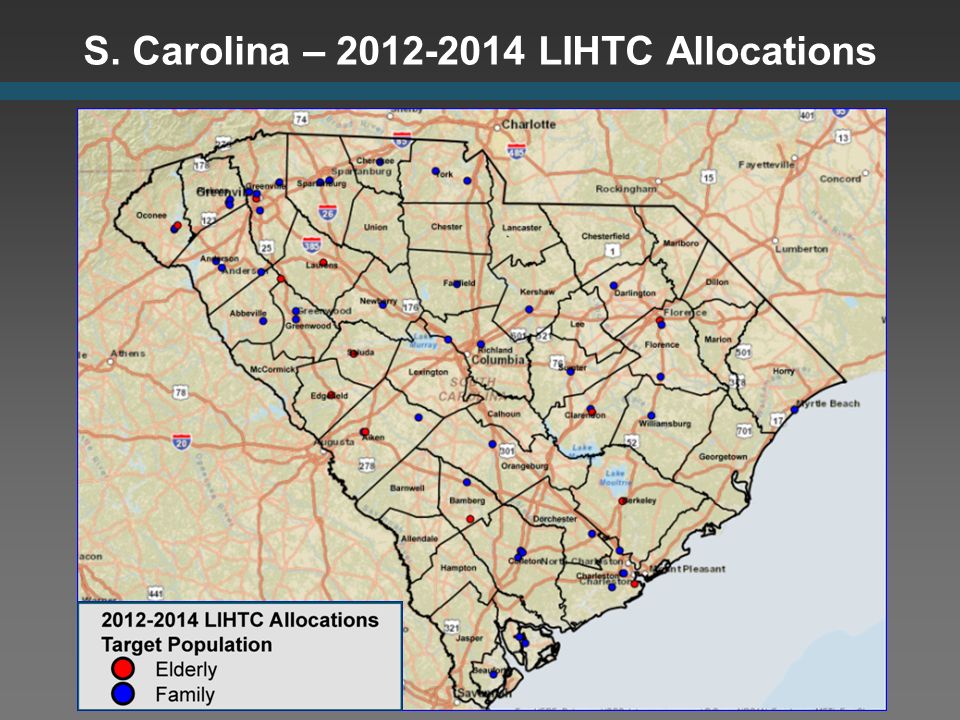 S. Carolina – LIHTC Allocations