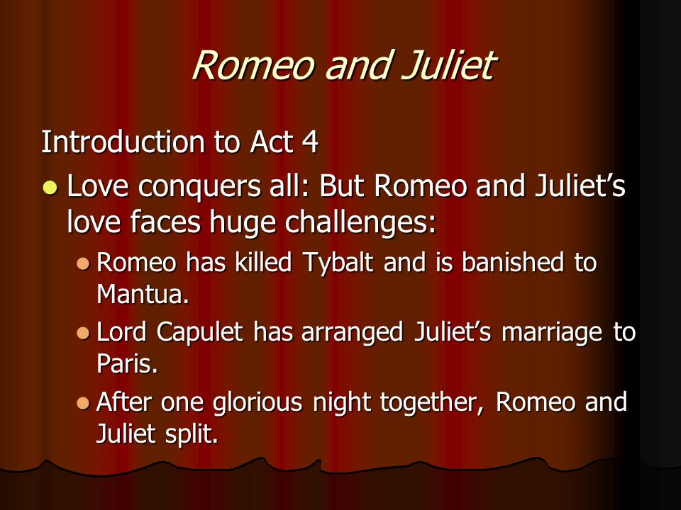 love conquers all romeo and juliet