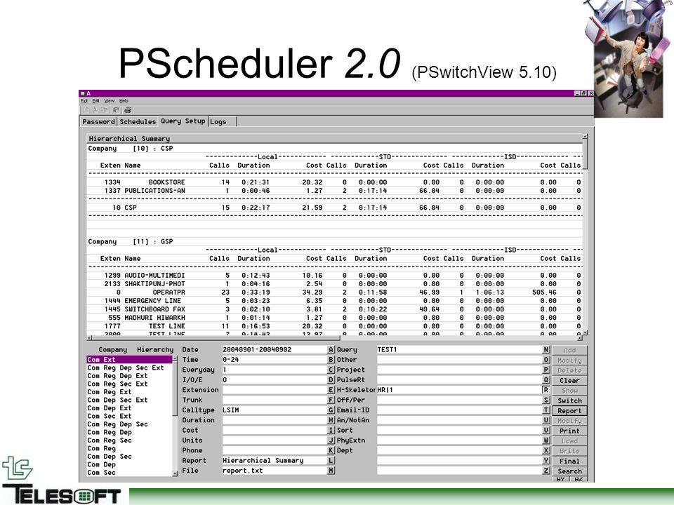 PScheduler 2.0 (PSwitchView 5.10)
