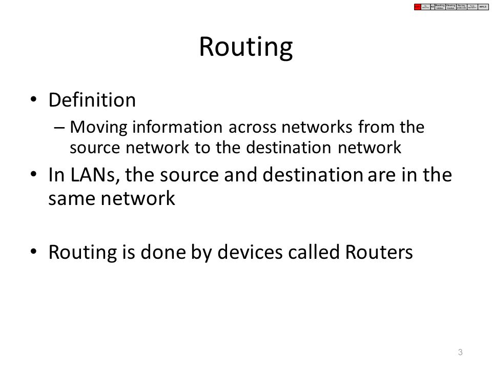 Chapter 9 Routing. Contents Definition Differences from switching  Autonomous systems Routing tables Viewing routes Routing protocols Route  aggregation. - ppt download