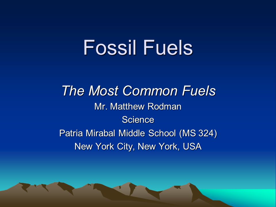 what is common to all fossil fuels