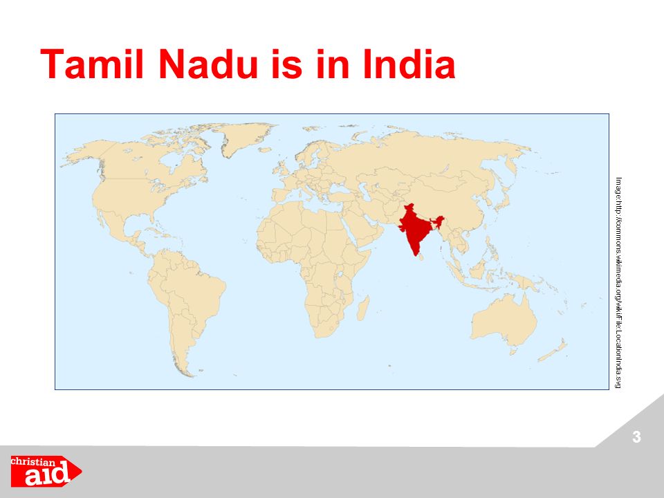3 Tamil Nadu is in India Image: