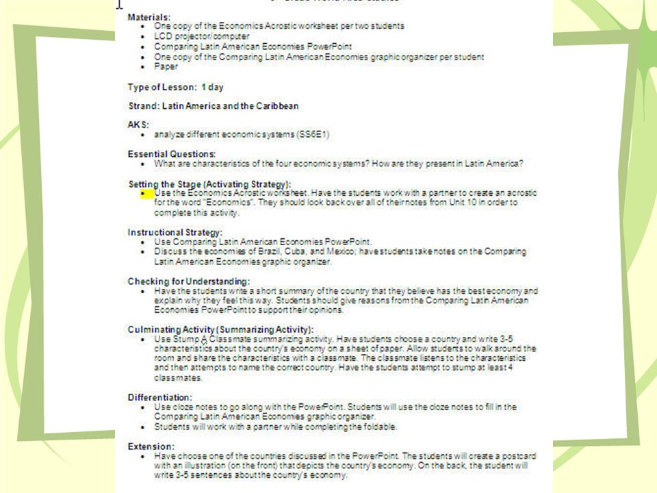 Comparing Economic Systems Worksheet Capitalism Vs