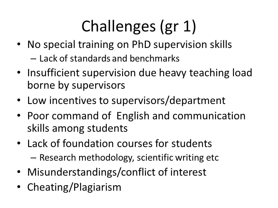 poor phd supervision