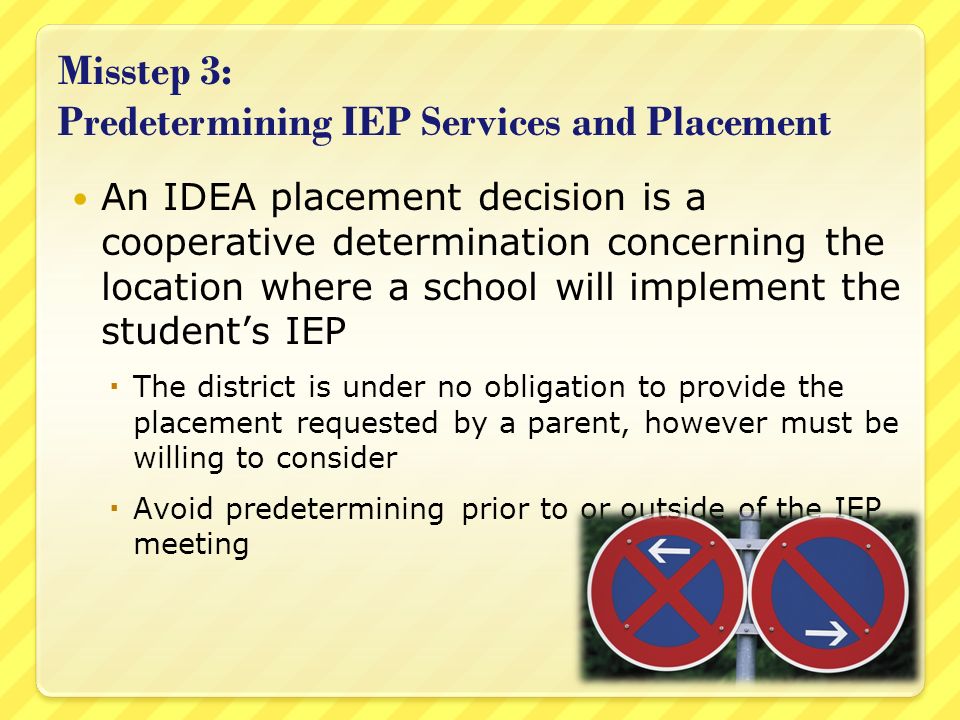 Predetermination In Iep Meeting >> Presentation Objectives Recognize And Avoid 12 Of The Most Common Predetermination In Iep Meeting >> Presentation Objectives Recognize And Avoid 12 Of The Most Common