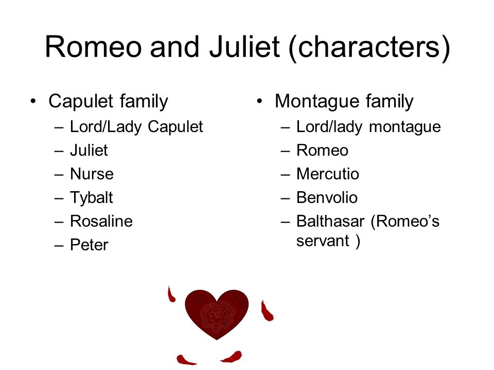 juliet capulet family