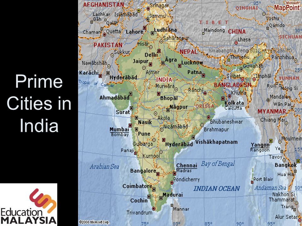 Prime Cities in India