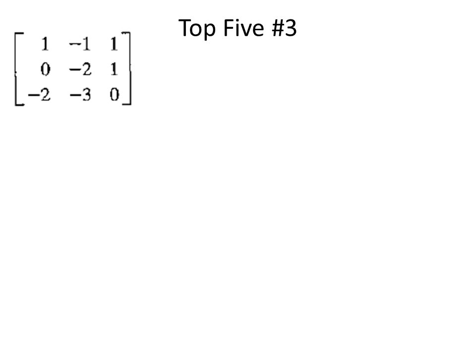 Top Five #3