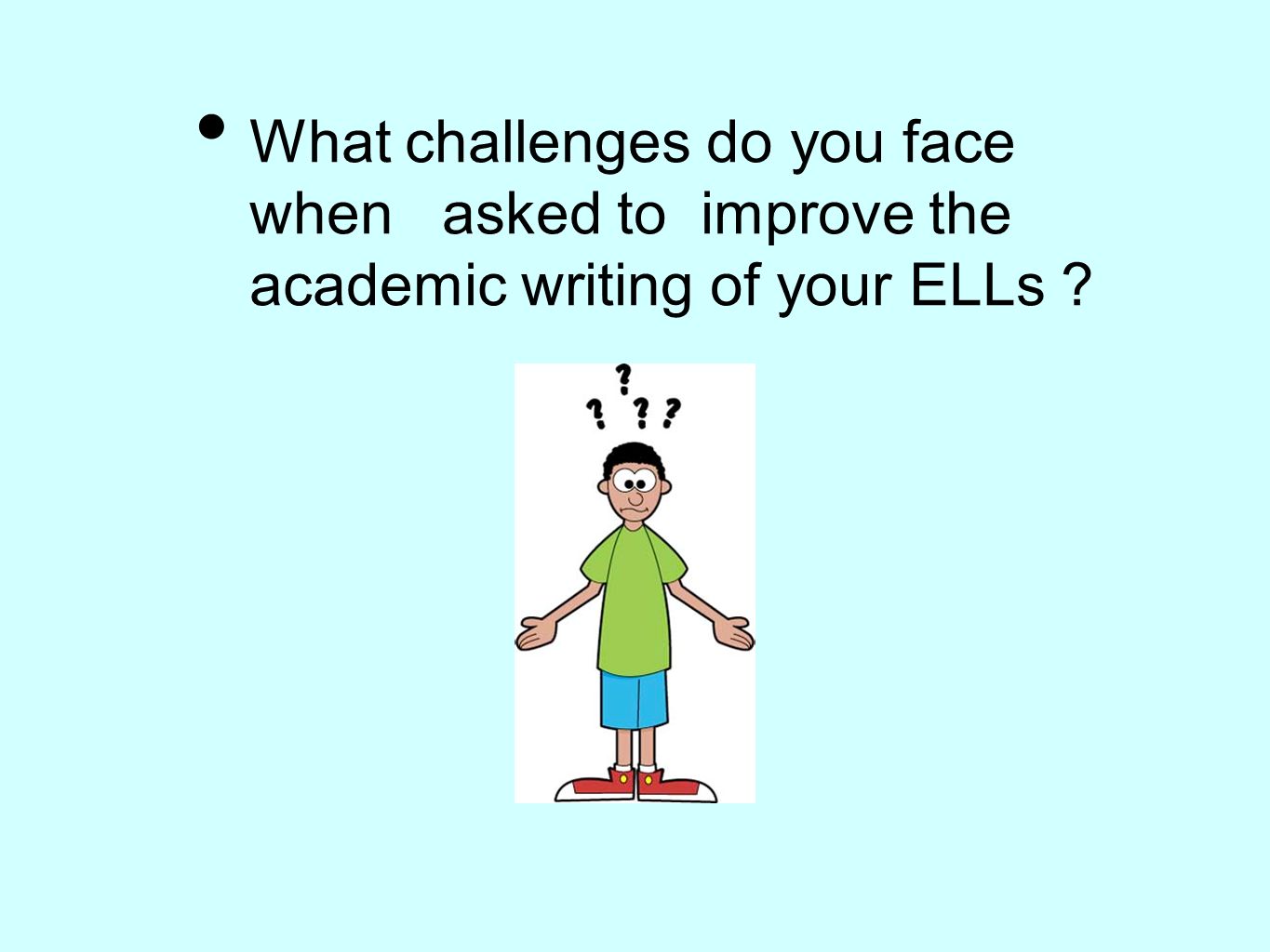 What are the academic writing challenges you face