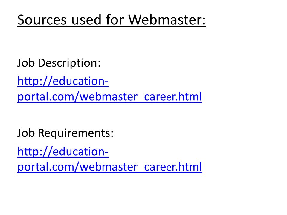investigating job roles in it alex haslam network engineering job job description for webmaster