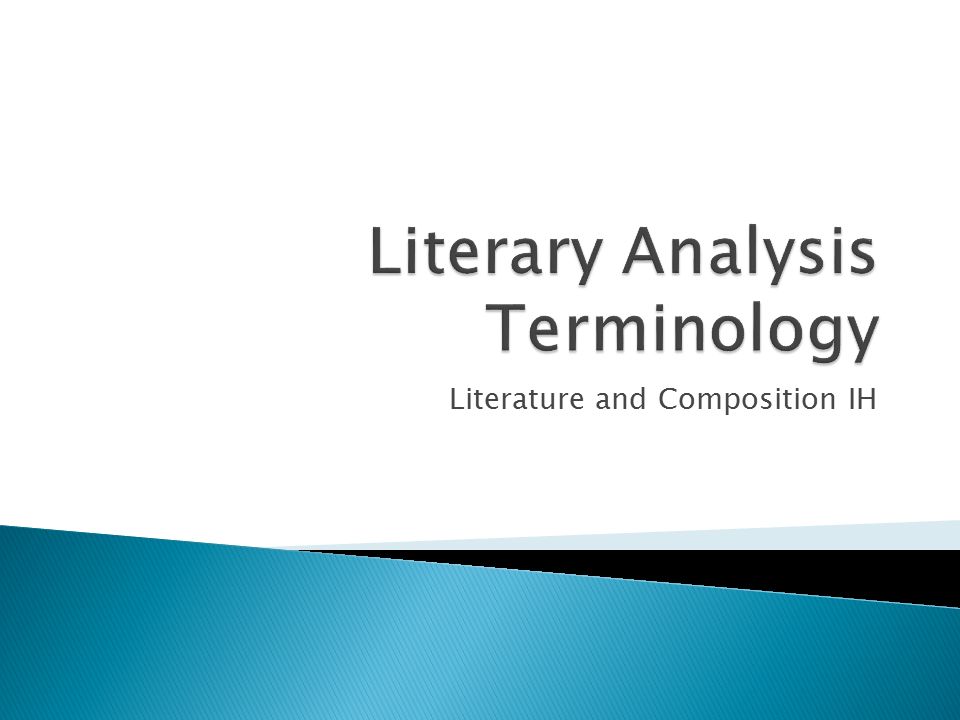 Literature and Composition IH