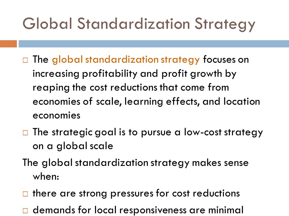 global standardization