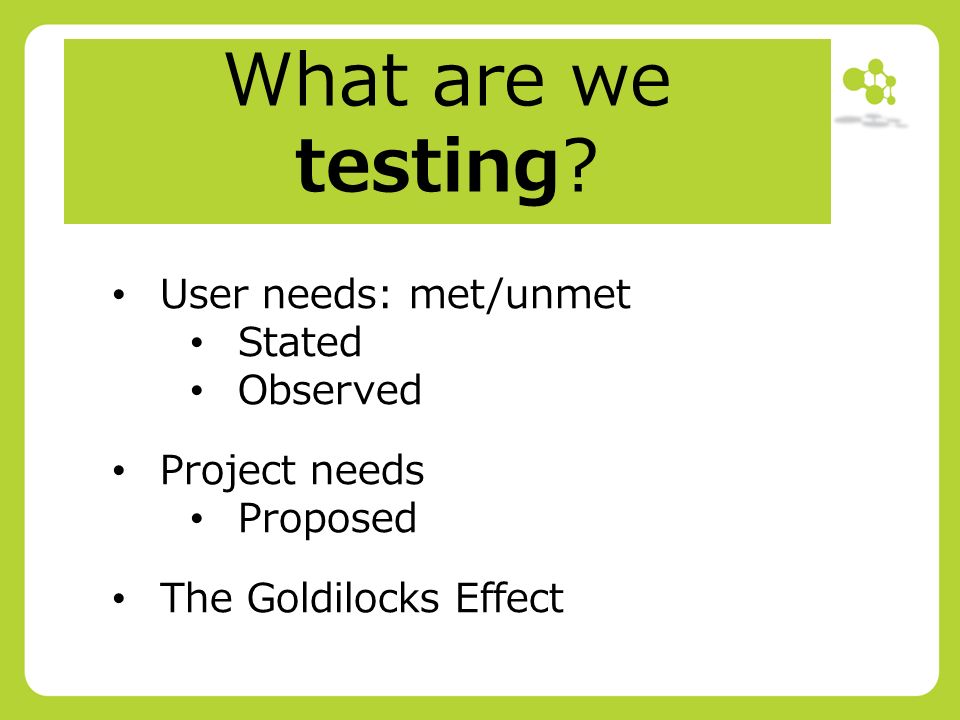 The Goldilocks Principle Meeting Needs >> Workpackage 2 Materials Adaptation 1 A Review Of Wp2 The Goldilocks The Goldilocks Principle Meeting Needs >> Workpackage 2 Materials Adaptation 1 A Review Of Wp2 The Goldilocks