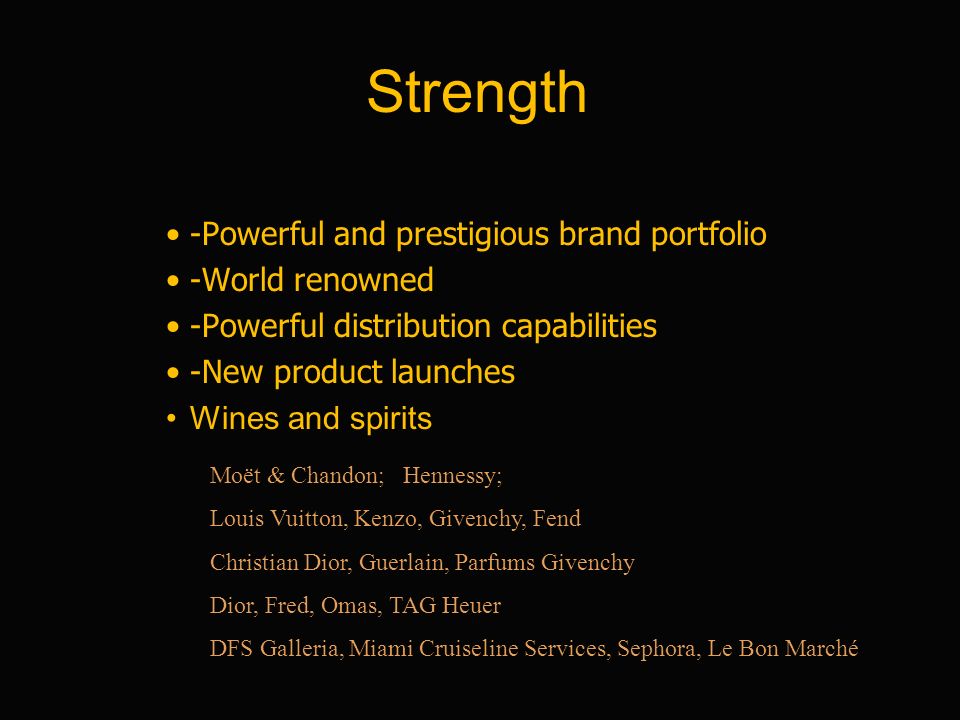 LVMH Moet Hennessy Louis Vuitton SE (MC) - Strategic SWOT Analysis