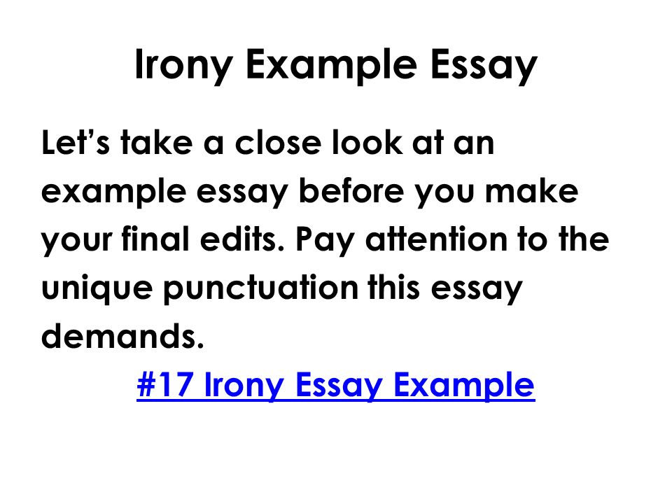 Реферат: Irony Essay Research Paper Irony an
