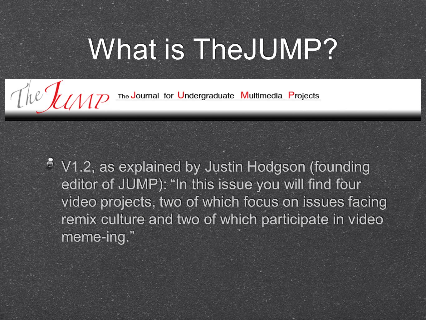 TheJUMP V12 Re Mix Memes Presentation By Alan Hino English 488