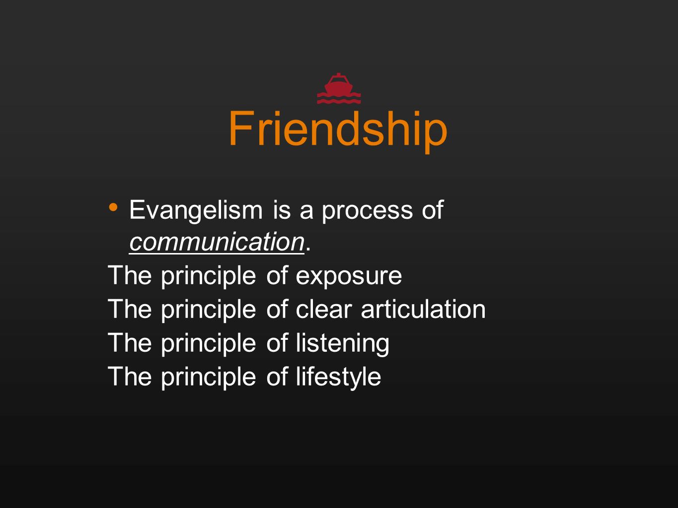 Whats the difference between lifestyle and friendship evangelism?